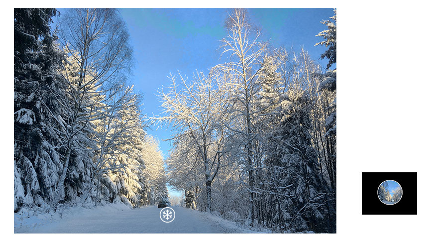 HUAWEI nova 3i camera AI scenes snow