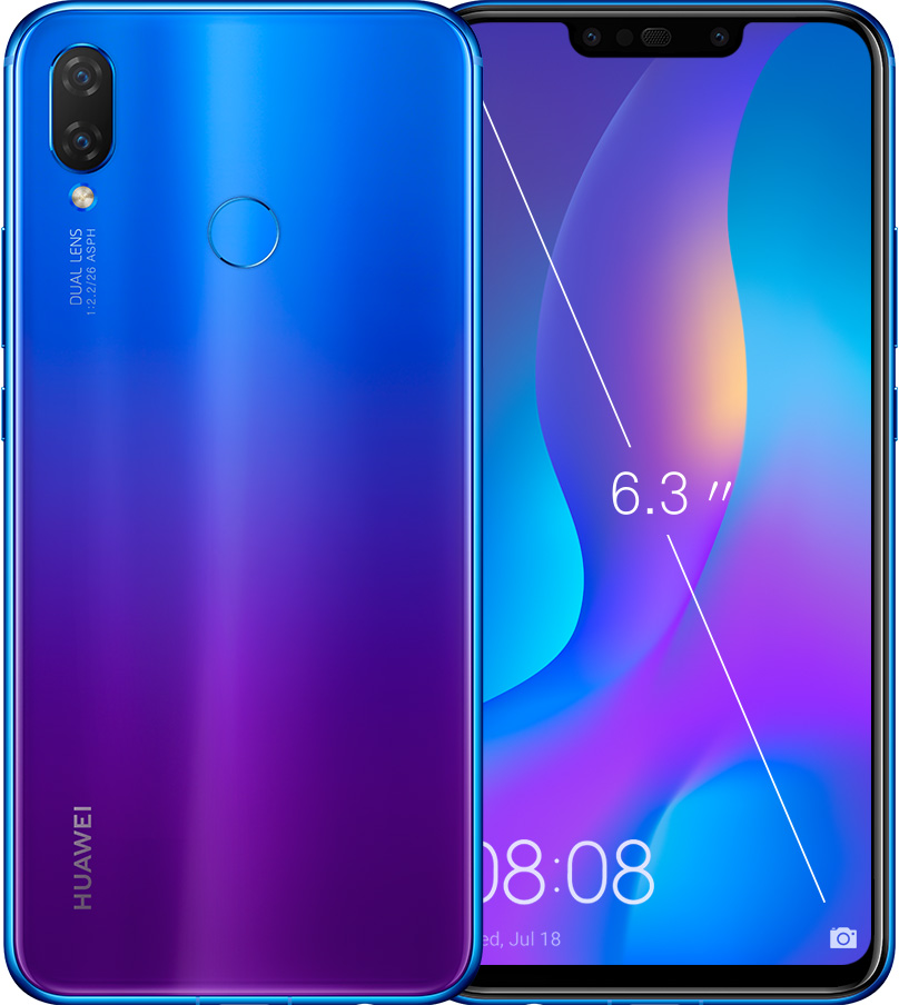 HUAWEI nova 3i blue gradient finish
