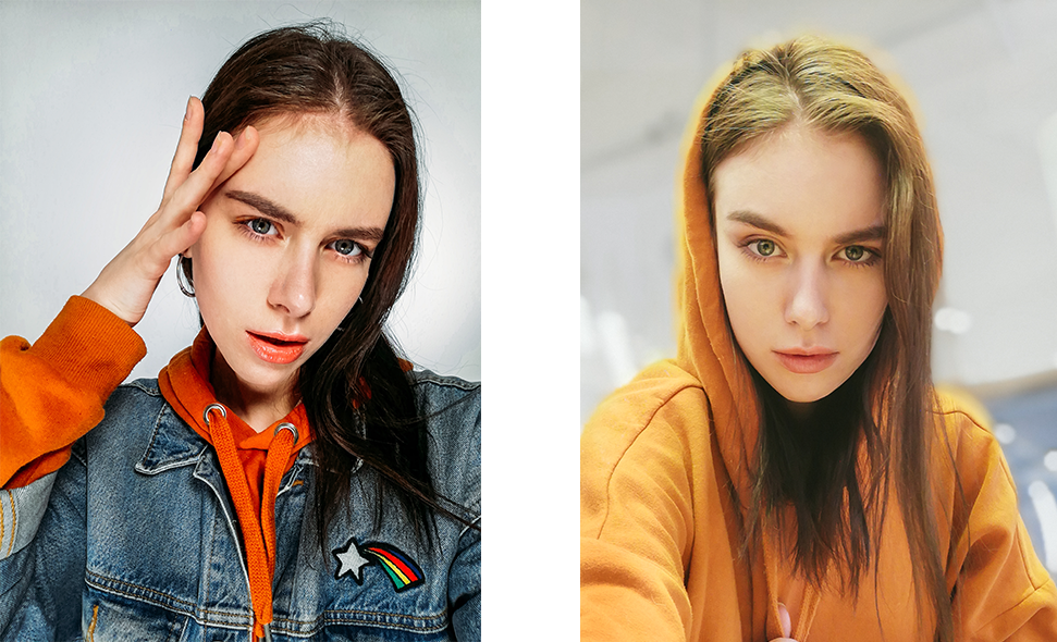 HUAWEI nova 3e enhance natural beauty feature – example