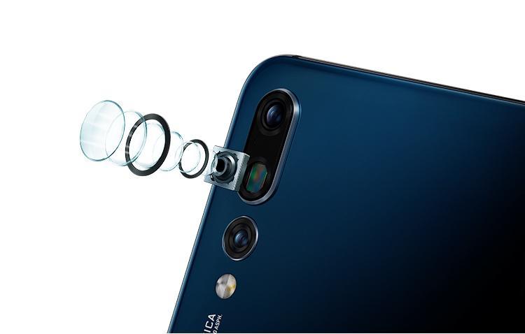 Huawei P20 Pro rear side view triple camera 40 megapixels