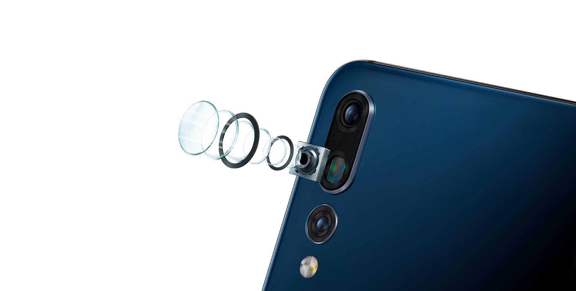Huawei P20 Pro rear side view triple camera 40 megapixels