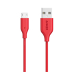صورة انكر باور لاين   كابل Micro USB  - احمر