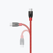 صورة انكر باور لاين+ , كابل مقوى , شحن سريع  USB- C To USB-A 3.0  - احمر 