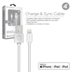 Picture of HyperGear , MFi Lightning 4ft. Charge & Sync Cable - White
