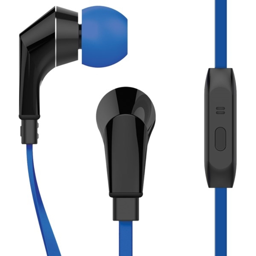 Picture of Naztech , NoiseHush NX80 Stereo 3.5mm Headset with Mic - Blue / Black