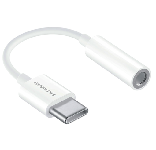 صورة هواوي ، محول من USB-C الى  3.5mm Audio Headphone Jack - أبيض 
