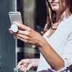 Picture of PopSockets Collapsible ALUMINUM Grip & Stand for Phones and Tablets - Black Aluminum