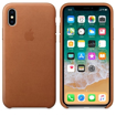 Picture of Apple Leather Case For iPhone X - Saddle Brown