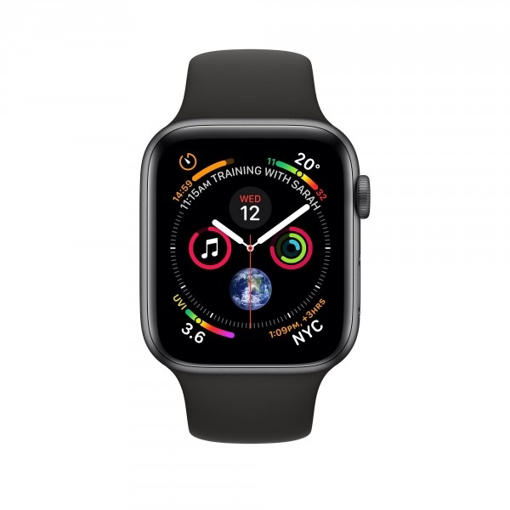 Picture of Apple Watch Series 4 GPS, 40mm Aluminium Case with Black Sport Band - Space Grey