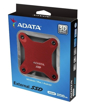 صورة اداتا ، SD600 هاردسك خارجي SSD  بسعة 265 GB مقاوم للصدمات - احمر 