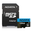 صورة اداتا ، بطاقة ذاكرة مايكرو  SDHC/SDXC UHS-I U1 بسعة 128GB الفئة 10 مع محول 