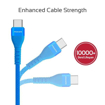 Picture of Promate Double-Sided USB-A To Type-C Cable 1.2m - Blue
