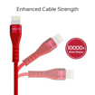 Picture of Promate Double-Sided USB-A To Lightning Cable 1.2m - Red
