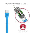 Picture of Promate Durable Ultra-Fast Cable USB-A To Type-C Cable 1.2m - Blue