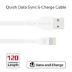 Picture of Promate Durable Anti-Break High-Speed 2A Lightning Cable 1.2m - White