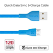 Picture of Promate Durable Ultra-Fast Cable USB-A To Micro-USB Cable 1.2m - Blue