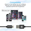 Picture of Promate Heavy-Duty Mesh-Armored Apple MFi Lightning Cable 2m - Black