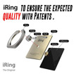Picture of IRing Back Ring Grip With Car Hook Premium - Gold