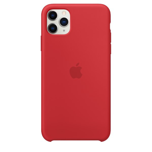 Picture of Apple iPhone 11 Pro Max Silicone Case - (PRODUCT)RED