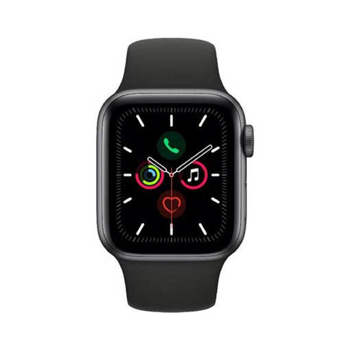 Picture of Apple Watch Series 5 GPS, Space Grey Aluminium Case With Sport Band, 40 millimeter - Black