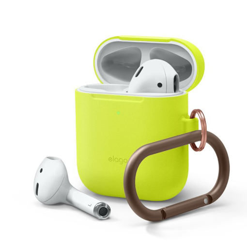 Picture of Elago Hang Silicon Case For Apple AirPods -  Neon Yellow