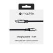 Picture of mophie USB-C To Lightning Cable Support PD Fast Charge 1.8m - Black