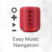 Picture of Promate HUMMER Wireless Speaker 10W with FM - Red