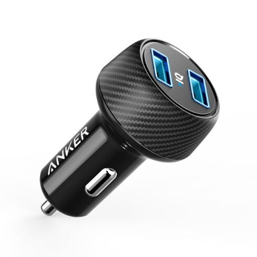 Picture of Anker PowerDrive Elite 2 CarCharger With Dual IQ Ports 24W - Black