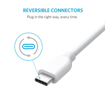 Picture of Anker PowerLine USB-C To USB-A 3.0 3ft - White