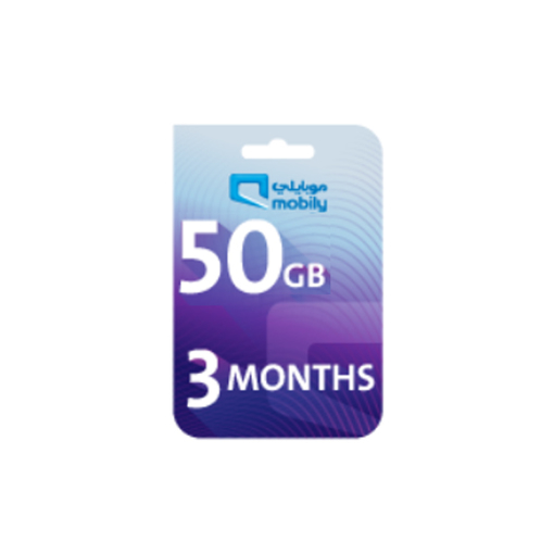 Picture of Mobily Data recharge 50 GB - 3 Months