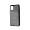 صورة ابل غطاء حماية خلفي سيليكون لاجهزة ابل  iPhone 11 Pro Max - أسود