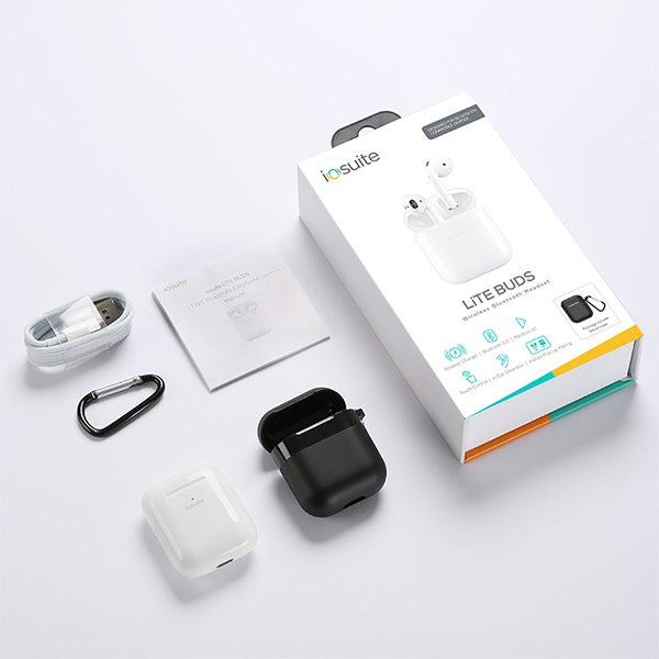 iOsuite Lite Buds Wireless Bluetooth Headset TWS with Wireless charging