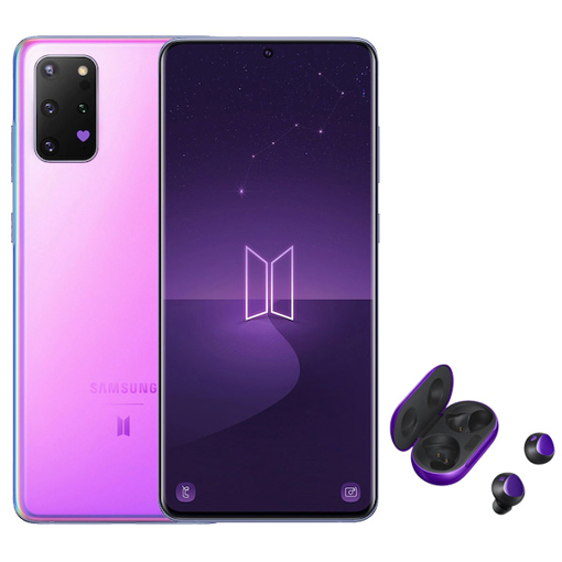 Bundle Samsung Galaxy S Plus Bts Se 5g 128gb 12gb Ram Purple With Samsung Galaxy Buds Purple Haddad الحداد