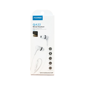 Picture of FOOMEE wired headset QA22 White