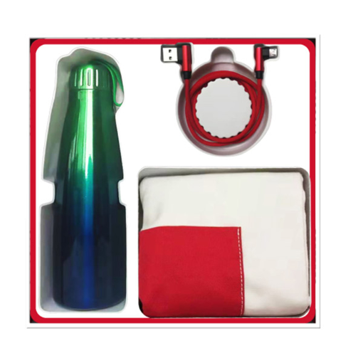 صورة HUAWEI Fashion UNIV Gift Box (Stainless Steel Thermos + 2 in 1 Data Cable + Canvas Shopping Bag)