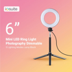 Picture of iOsuit Ring Light 6" LED With Metal Tripod Stand - Black