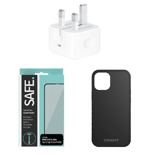 Picture of Bundle Accessory For iphone 12 Pro Max  ( Home Adapter - Cygnett MagSafe Case for iPhone 12 Pro Max  - Screen Protector )