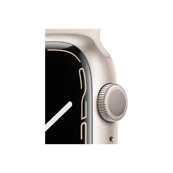 Apple Watch Series 7 GPS, 41mm Starlight Aluminium Case with Starlight Sport Band. HADDAD | Ø§ÙØ­Ø¯Ø§Ø¯