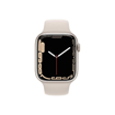 Picture of Apple Watch Series 7 GPS, 45mm Starlight Aluminium Case with Starlight Sport Band
