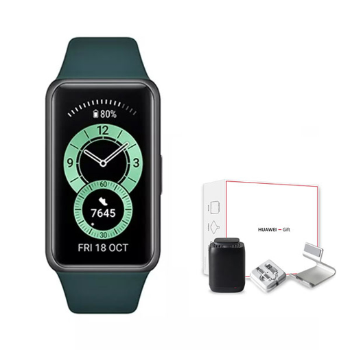 Picture of Huawei Band 6 Fitness Tracker With All Day SpO2 Monitoring - Forest Green