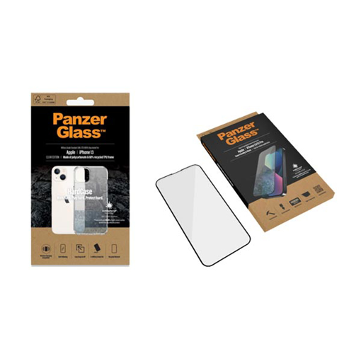 Picture of PanzerGlass Hard Back Case For iPhone 13 6.1" + PanzerGlass Edge-to-Edge Screen Protectore For iPhone 13, 13 Pro 6.1"
