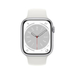 Picture of Apple Watch Series 8 GPS, 45mm Silver Aluminium Case with White Sport Band