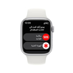 Picture of Apple Watch Series 8 GPS, 45mm Silver Aluminium Case with White Sport Band