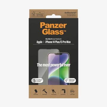 Picture of PanzerGlass iPhone 14 Plus Ultra Wide Fit Screen Protector 6.7' With Applicator Clear