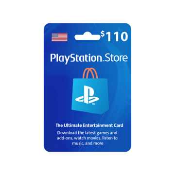 Picture of PlayStation Network - $110 PSN Card (United States Store)