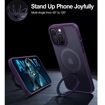Picture of Torras iPhone 14 Pro Max 6.7 UPRO Ostand Matte Case dark purple