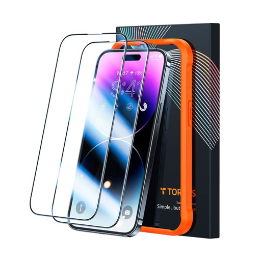 Picture of Torras iPhone 14 Pro Max Diamond Screen Protector clear