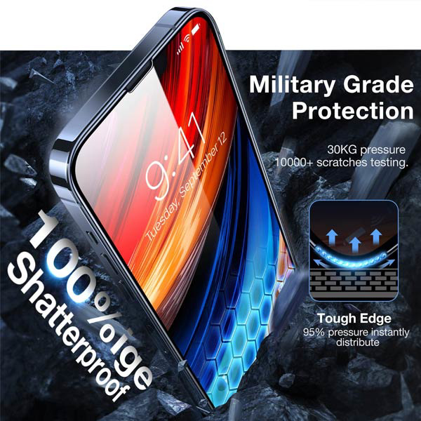 Torras iPhone 14 Pro Diamond Screen Protector clear