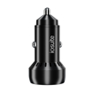 Picture of iOsuite 60 Watt Dual USB-C+ USB-A Fast Car Charger Black