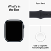 Picture of Apple Watch Series 9, GPS, 41mm - Midnight Aluminum Case with Midnight Sport Band - S/M